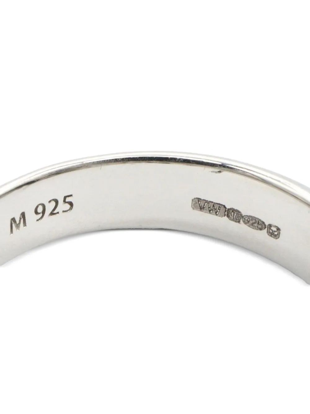 Vivienne Westwood Pre-owned 20s Essex Logo-lettering Rings in Silver, view 4