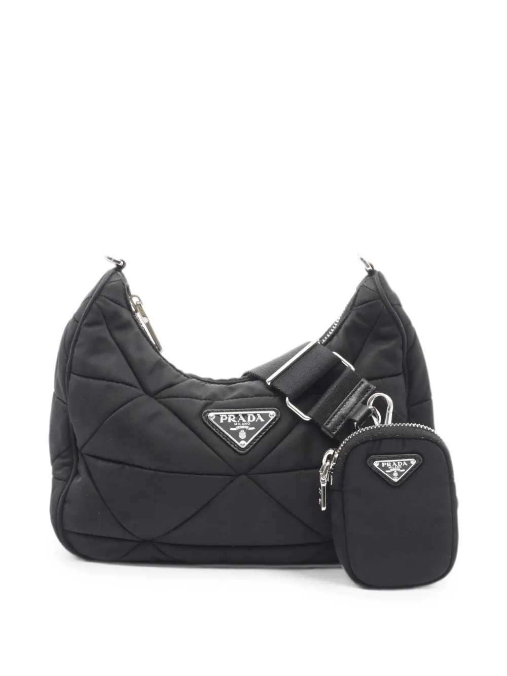 Prada Pre-Owned 2010s quilted shoulder bag - Nero