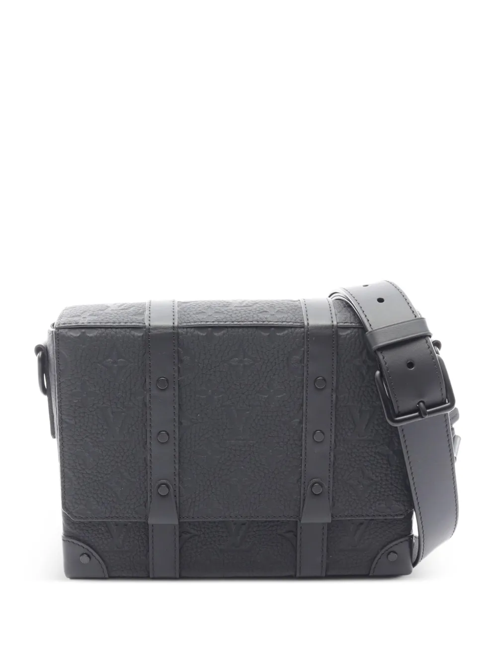 Louis Vuitton Pre-Owned 2021s PM Trunk Messenger shoulder bag - Black