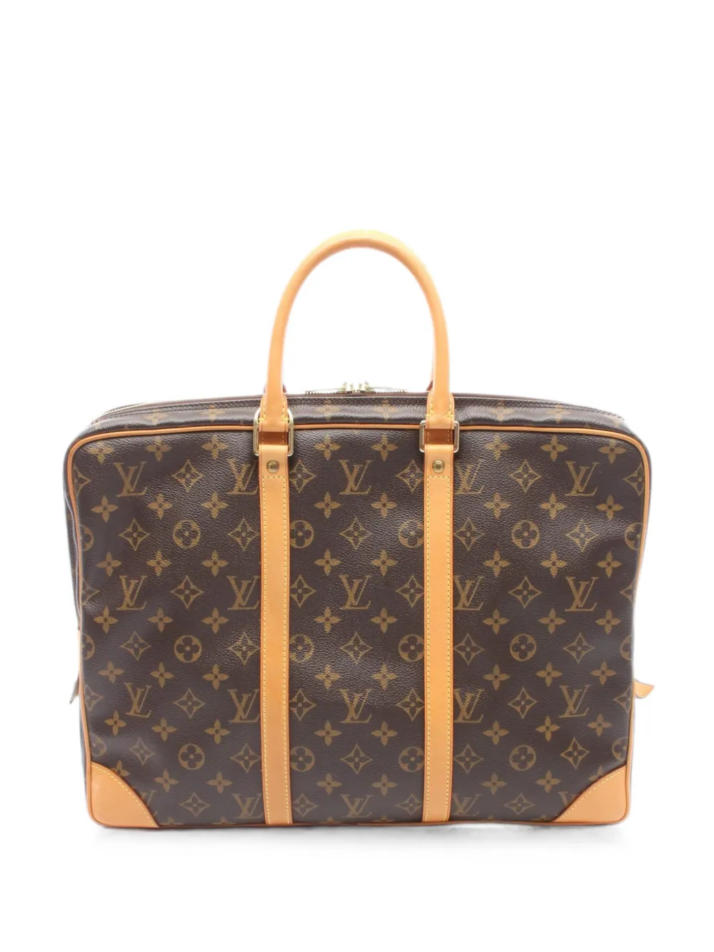Louis Vuitton Pre-Owned 2009 Porte-Documents Voyage Monogram briefcase - Brown