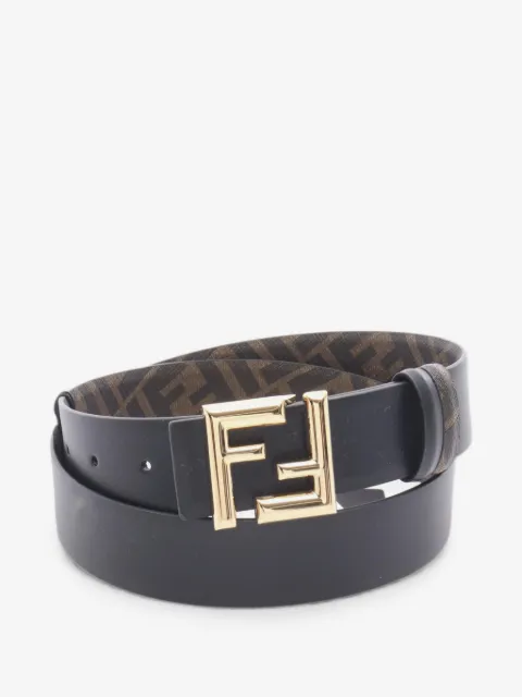 Fendi Pre-Owned ceinture à design réversible FF (années 20)