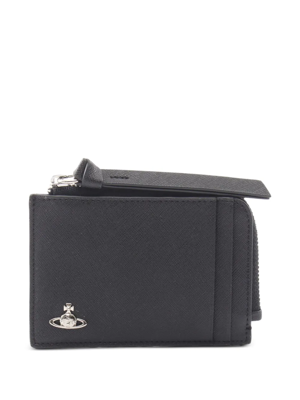 Vivienne Westwood Pre-Owned Orb zip-around card holder - Nero