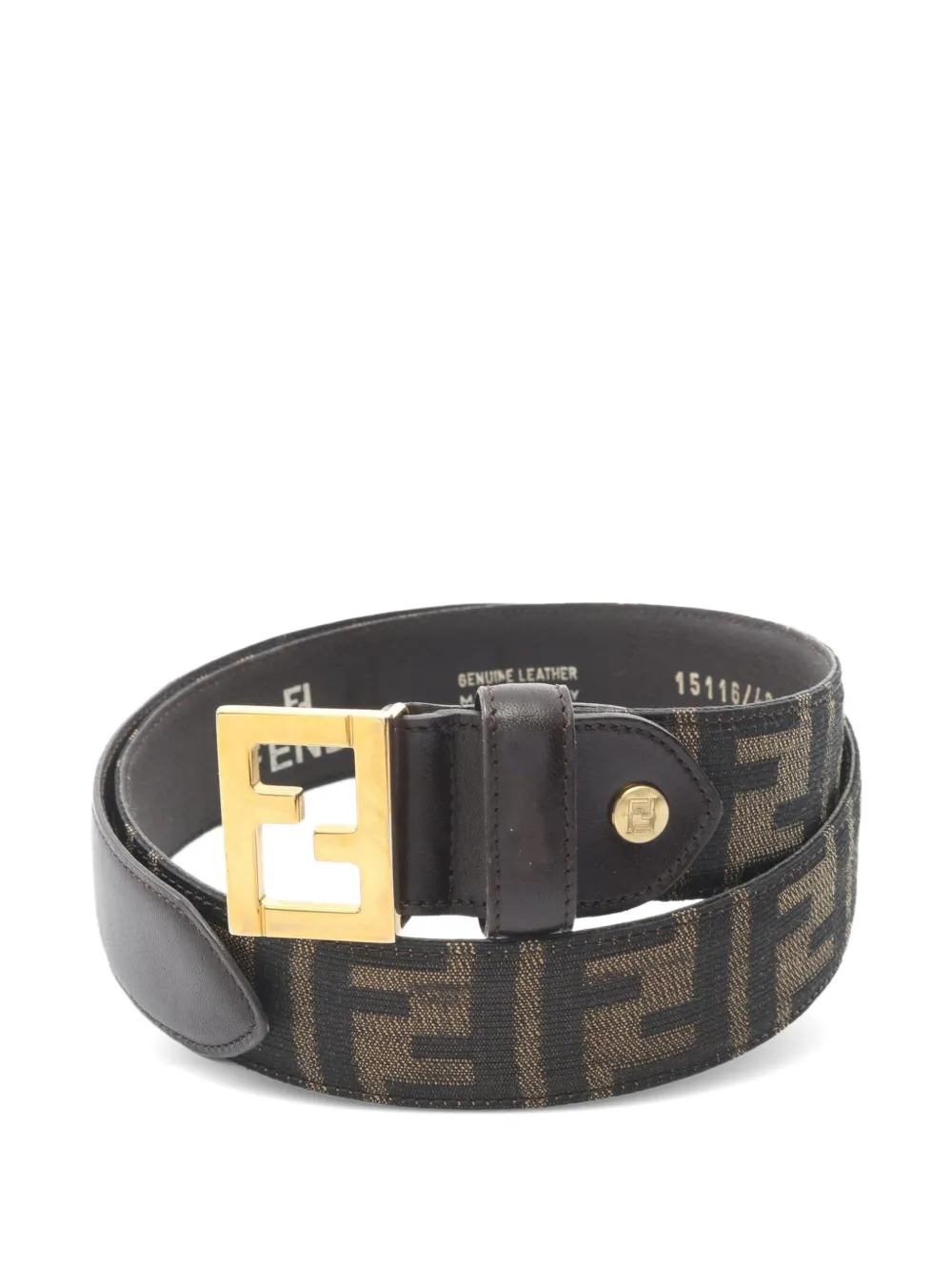 Fendi Pre-Owned 2000s Zucca belt - Marrone