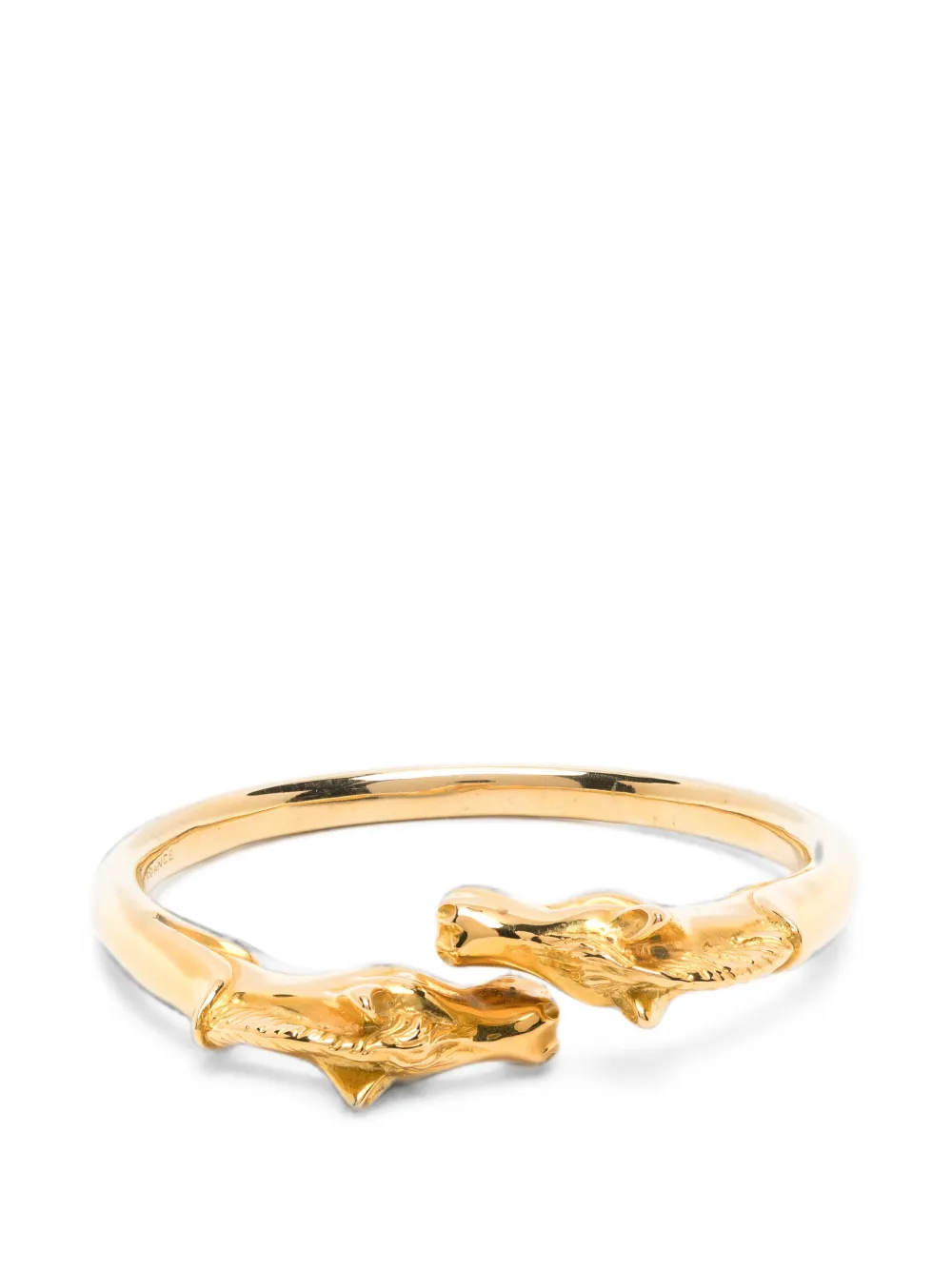 Hermès Pre-Owned double-horse head bracelet - Oro