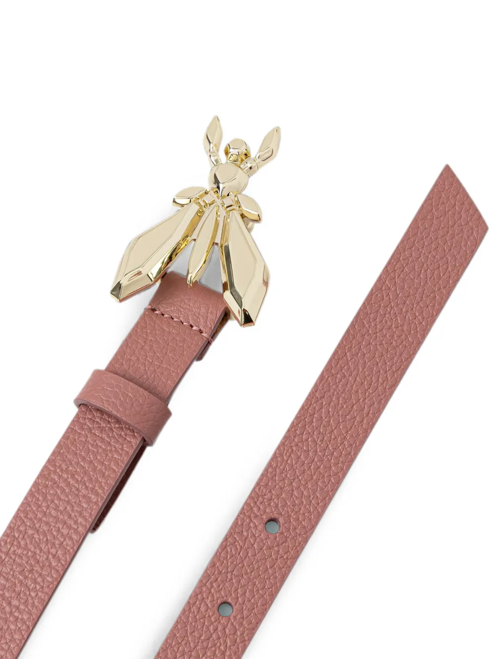 Patrizia Pepe Fly kalfsleren riem Roze