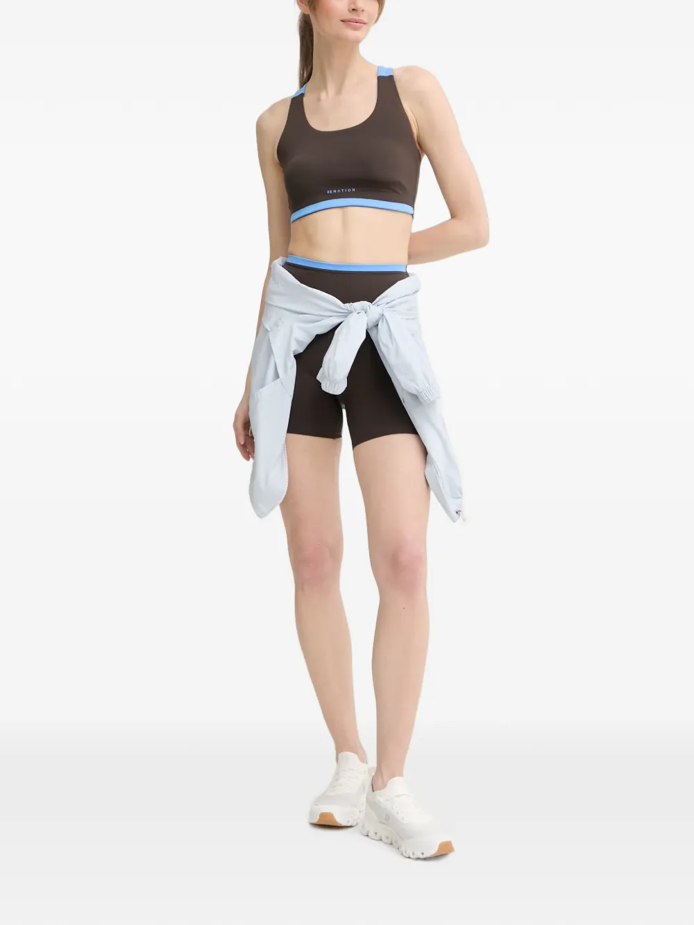 P.E Nation Highgate sport-bh met colourblocking Bruin