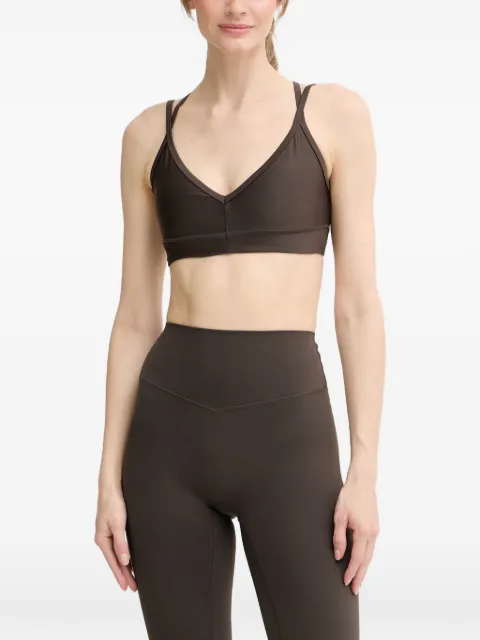 P.E Nation Paramount V-neck cross-back sports bra