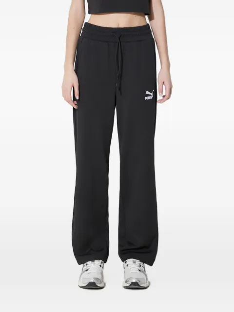 PUMA logo-embroidered drawstring track pants