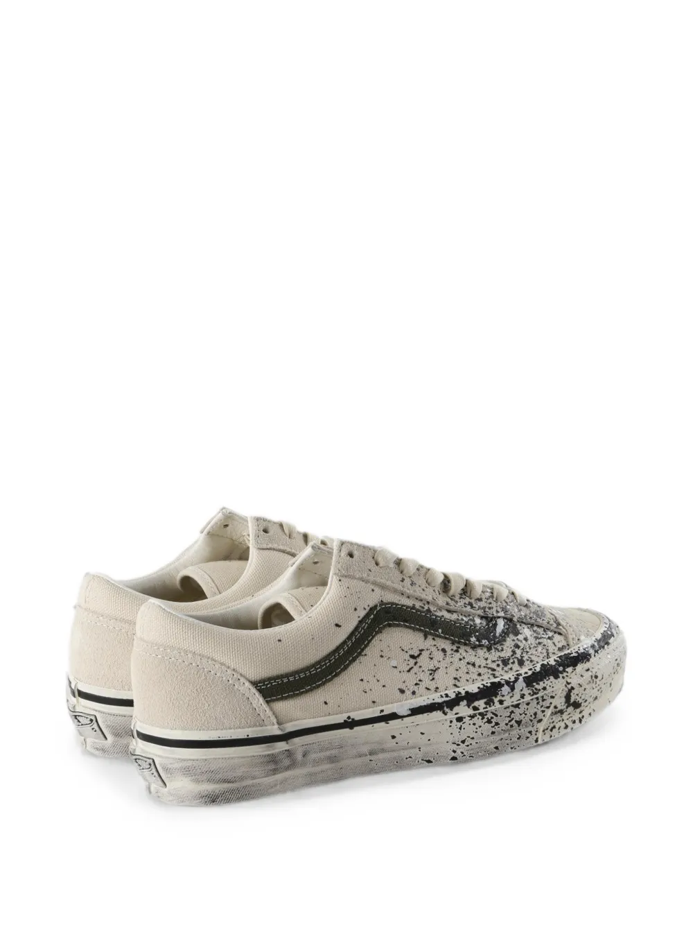 Vans Premium Old Skool sneakers met verfspatten Beige
