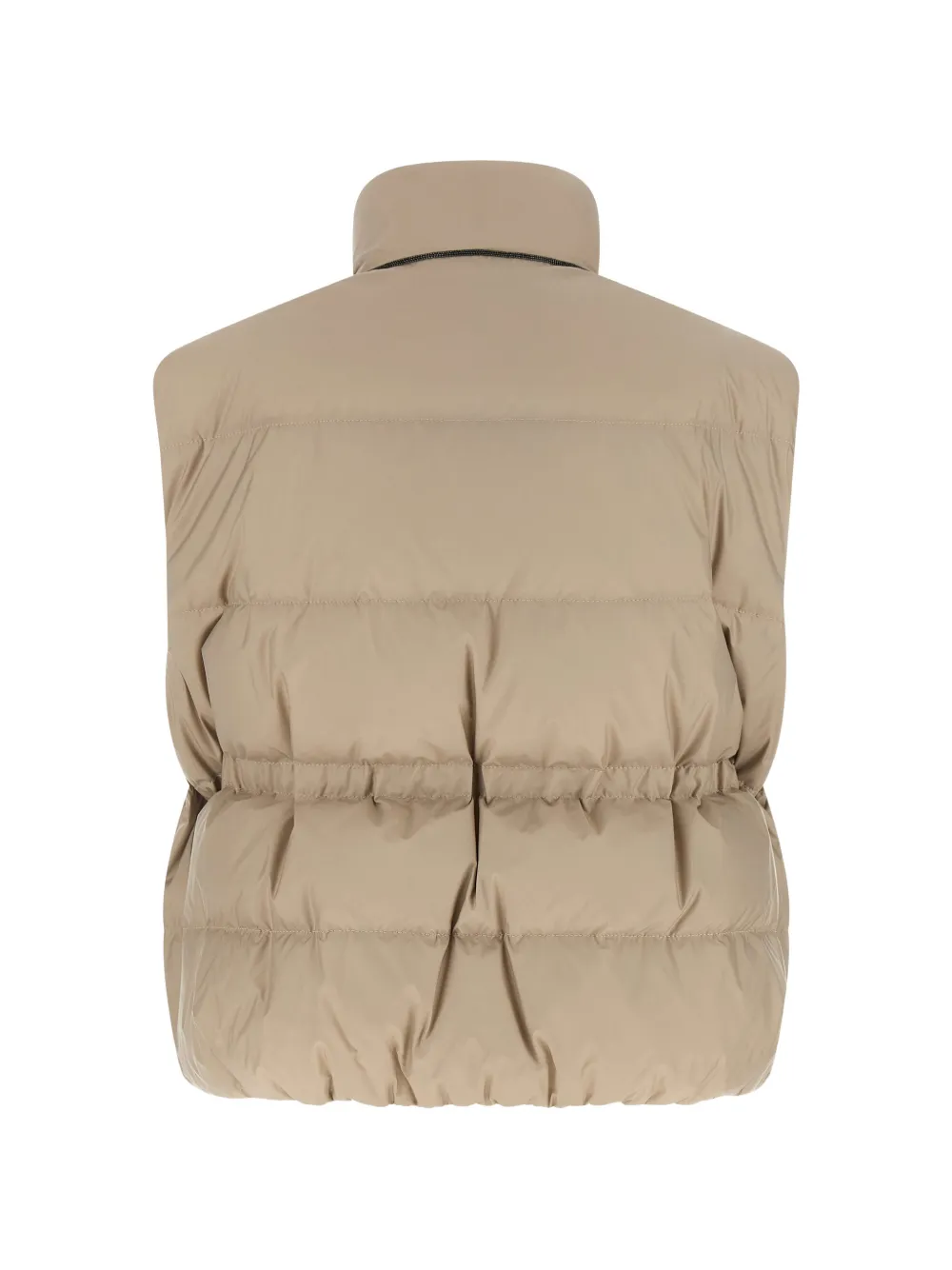 Brunello Cucinelli Bodywarmer met rits Beige