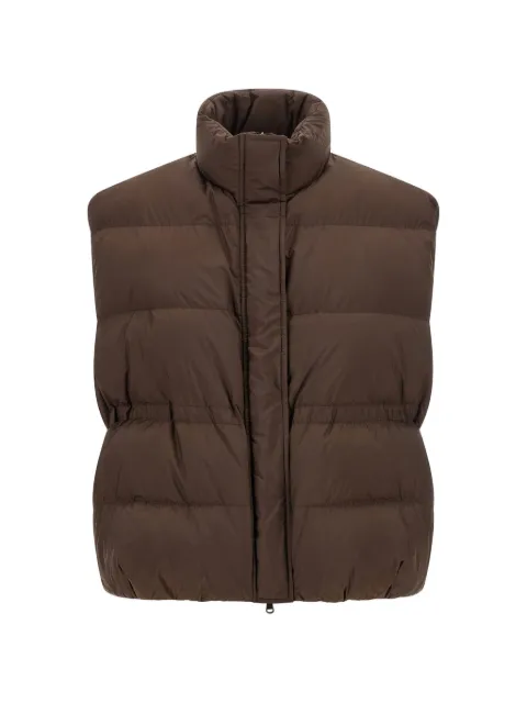 Brunello Cucinelli water-resistant matte nylon down jacket with Monili