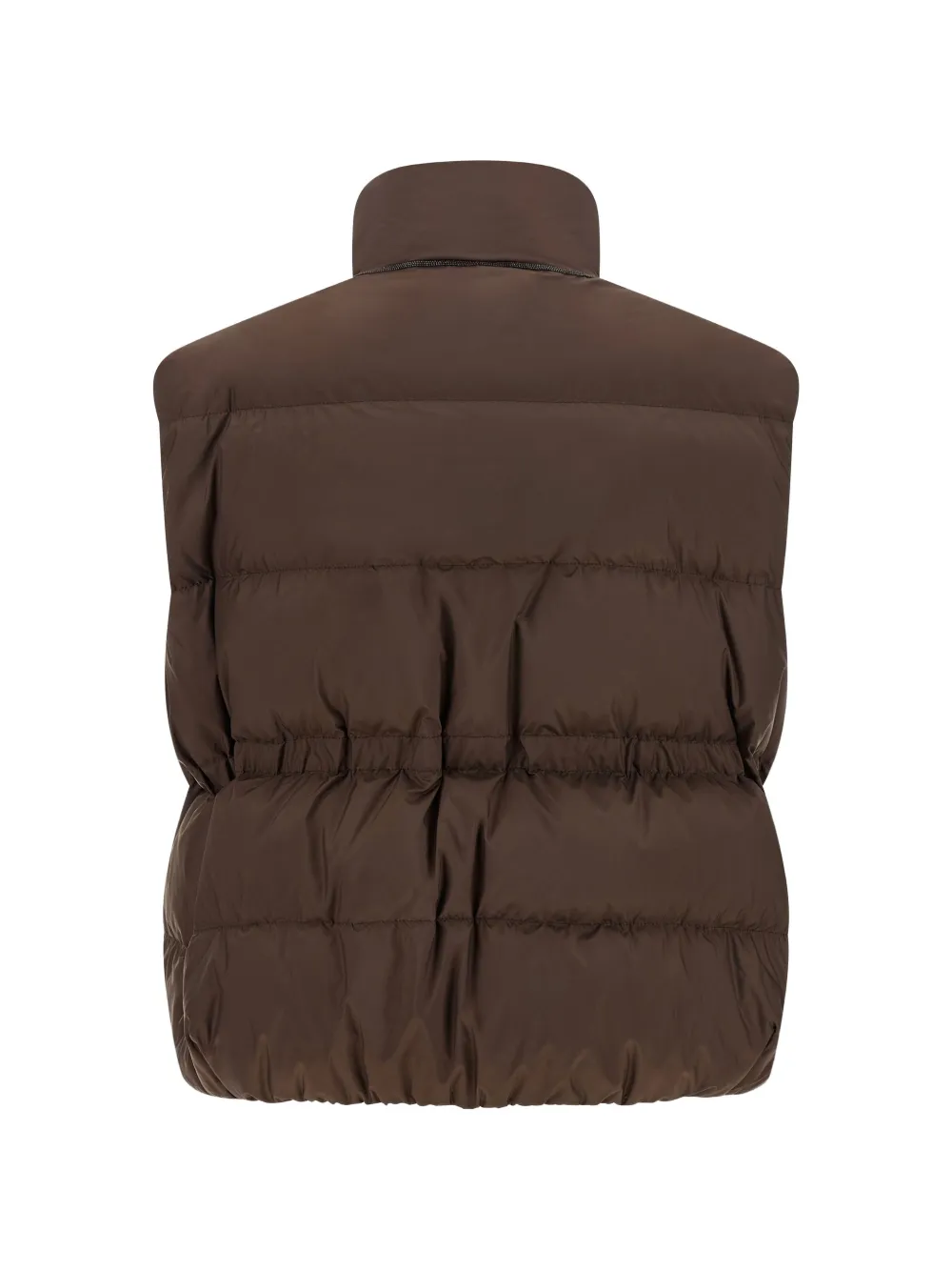 Brunello Cucinelli Gewatteerde bodywarmer Bruin