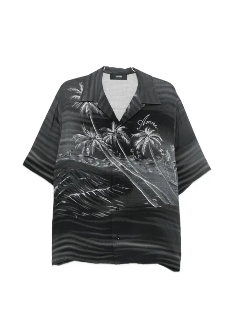 AMIRI palm tree-print shirt