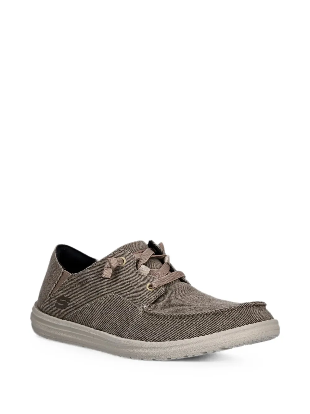Skechers Melson Volgo loafers met veters Bruin