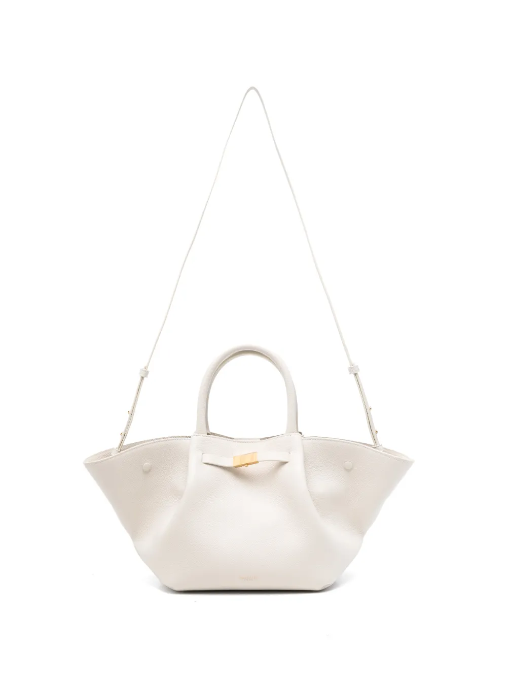 DeMellier small New York leather tote bag - Bianco