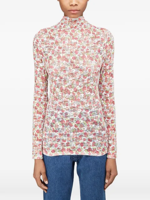 Collina Strada floral-print long-sleeve top