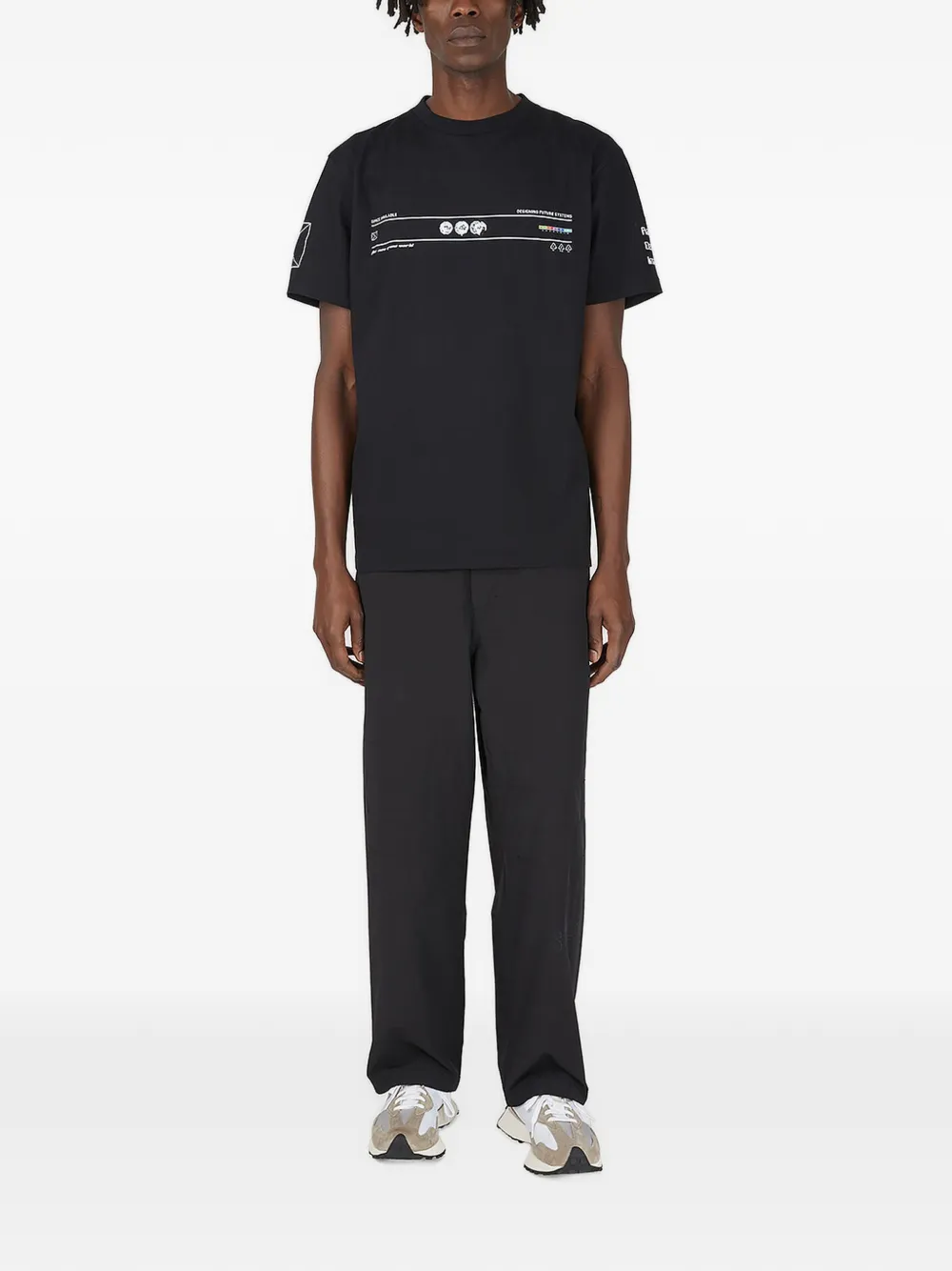 Space Available x Alex Olson Systems T-shirt met grafisch patroon Zwart