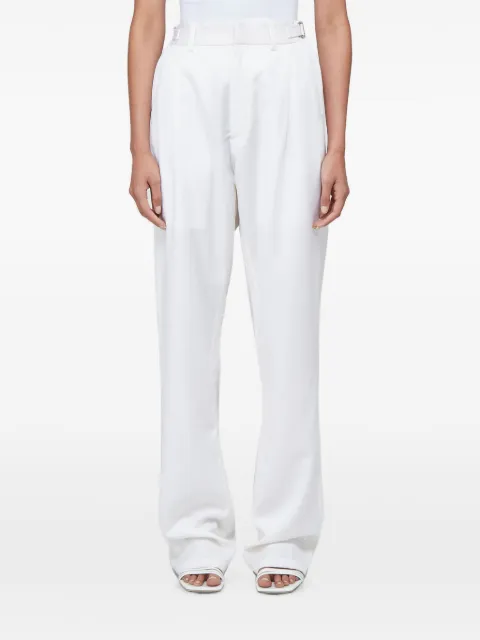 GmbH pleated adjustable-waist trousers