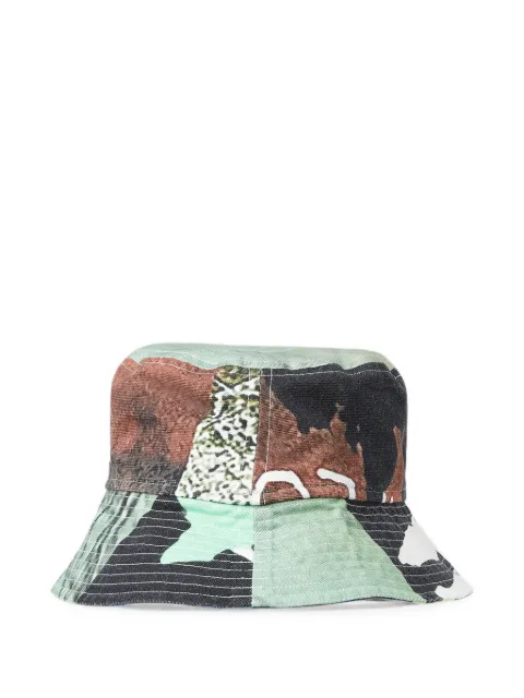 DRx x STEFAN MEIER x LN-CC graphic-print cotton bucket hat