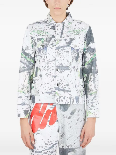 ALIVE & MORE logo-embroidered jacket
