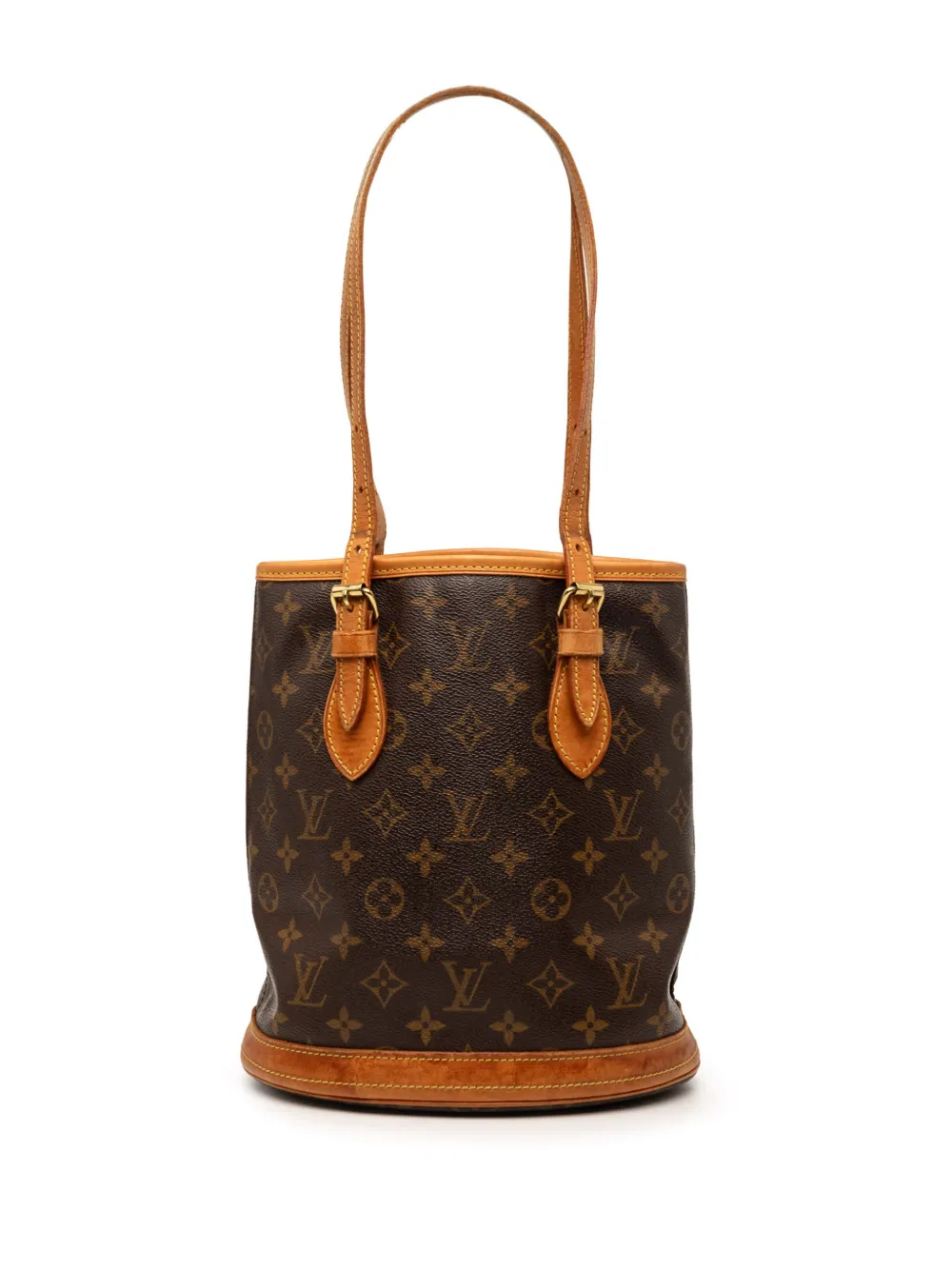 Louis Vuitton Pre-Owned 2015 Monogram Petit bucket bag - Marrone