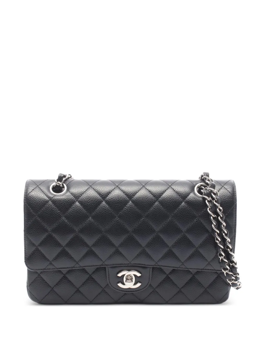CHANEL Pre-Owned 2016-2017 Double Flap leather shoulder bag - Nero