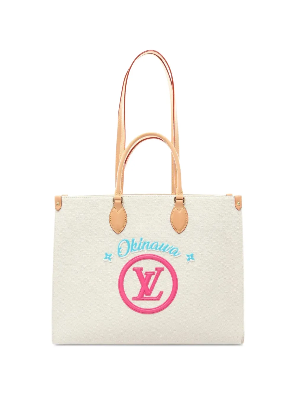 Louis Vuitton Pre-Owned 2021s On-the-go GM Okinawa Limited Edition tote bag - Toni neutri