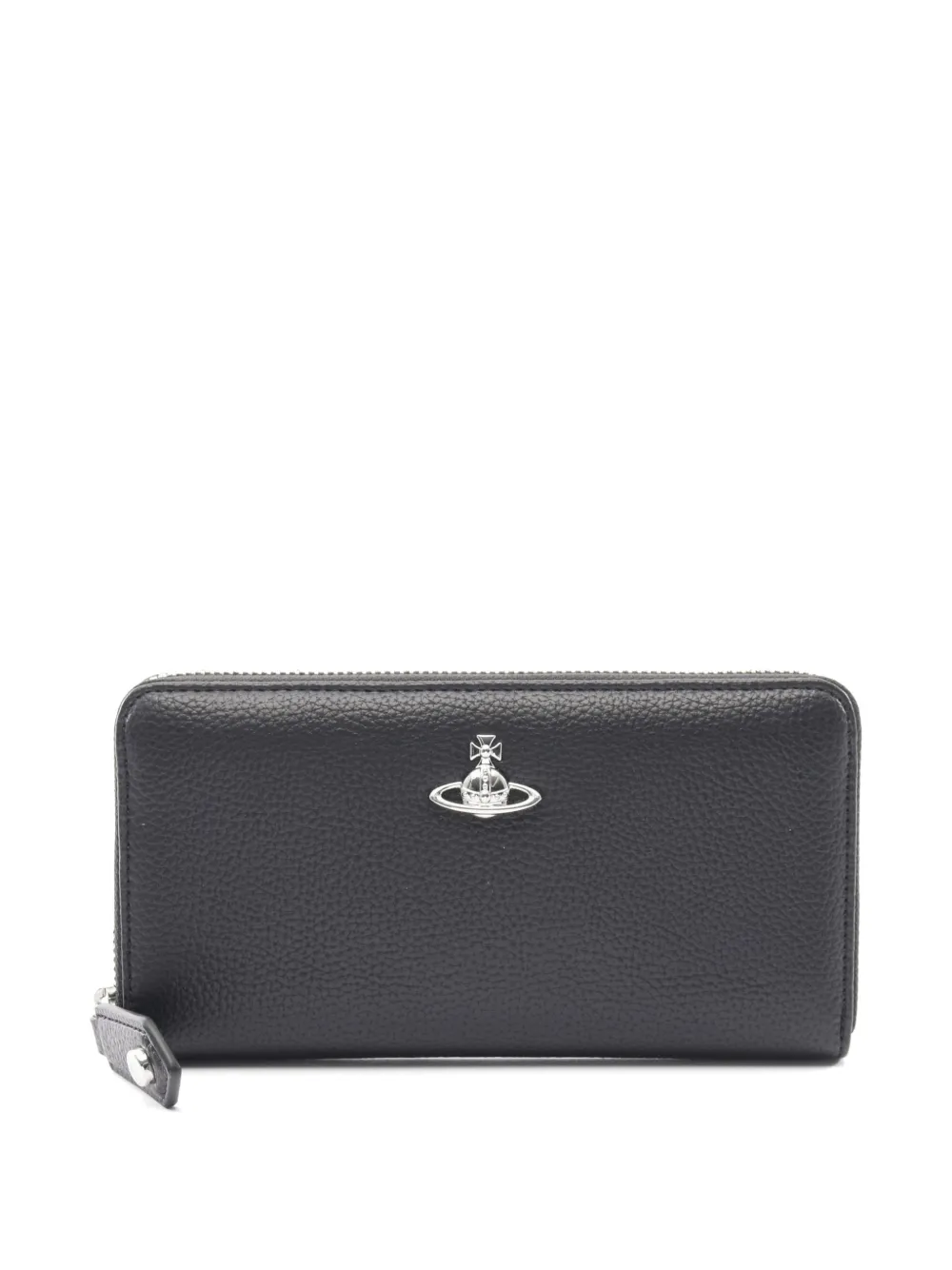 Vivienne Westwood Pre-Owned Orb zip-around wallet - Nero