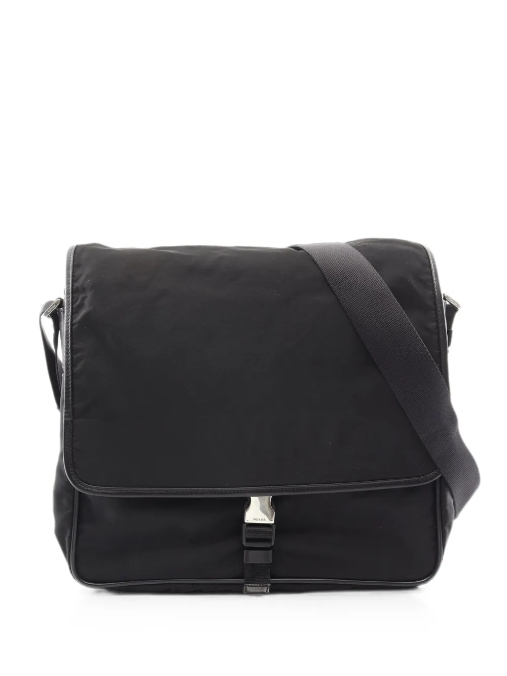 Prada Pre-Owned 2000s Saffiano leather messenger bag - Nero