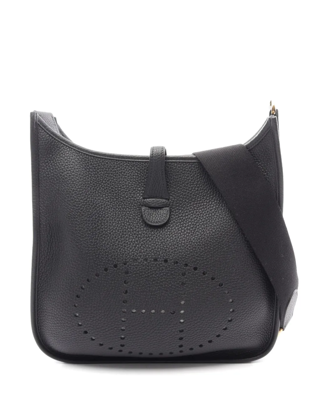 Hermès Pre-Owned 2022 PM Evelyn 3 Troyes shoulder bag - Nero