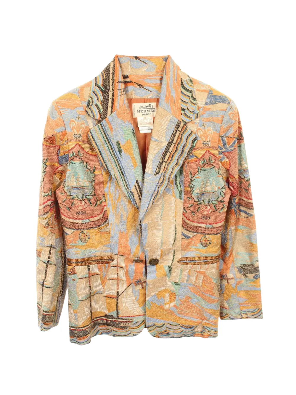 Hermès Pre-Owned Giacca con stampa - Toni neutri