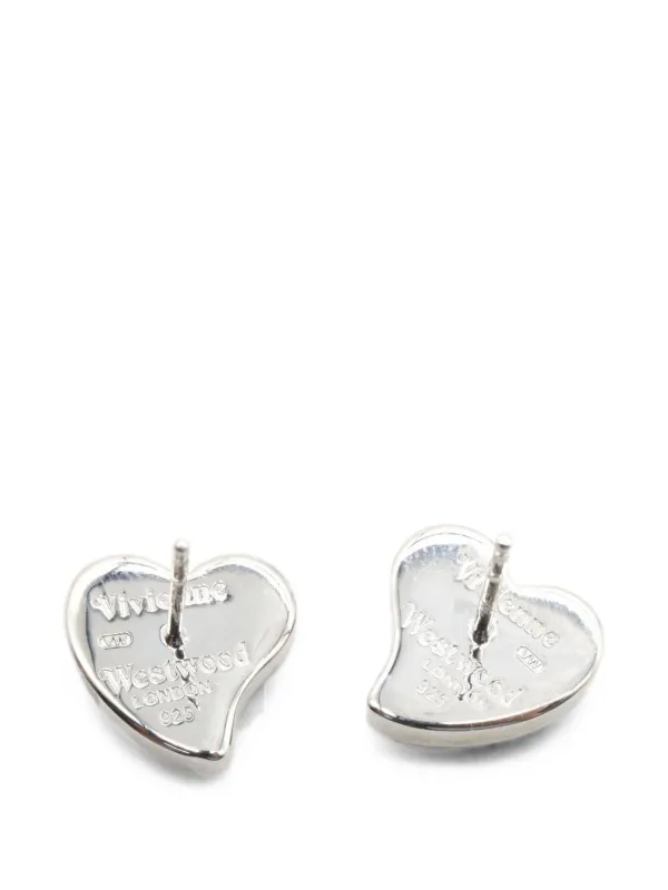 【新品未使用】Vivienne Westwood ハートオーブピアス Vivienne Westwood Pre-Owned オーブ ハート ピアス | シルバートーン