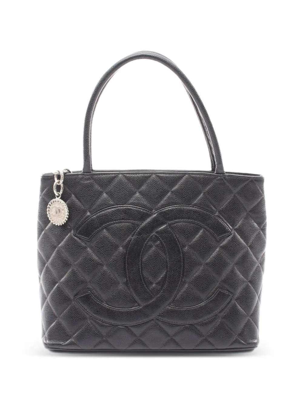 CHANEL Pre-Owned 2002-2003 Reissue leather tote bag - Nero