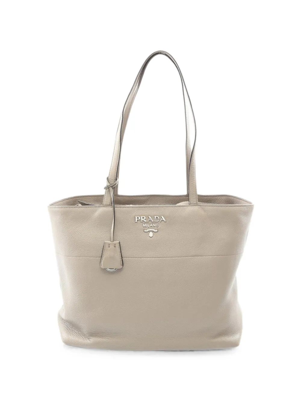 Prada Pre-Owned 2000s Vitello Phenix leather tote bag - Toni neutri