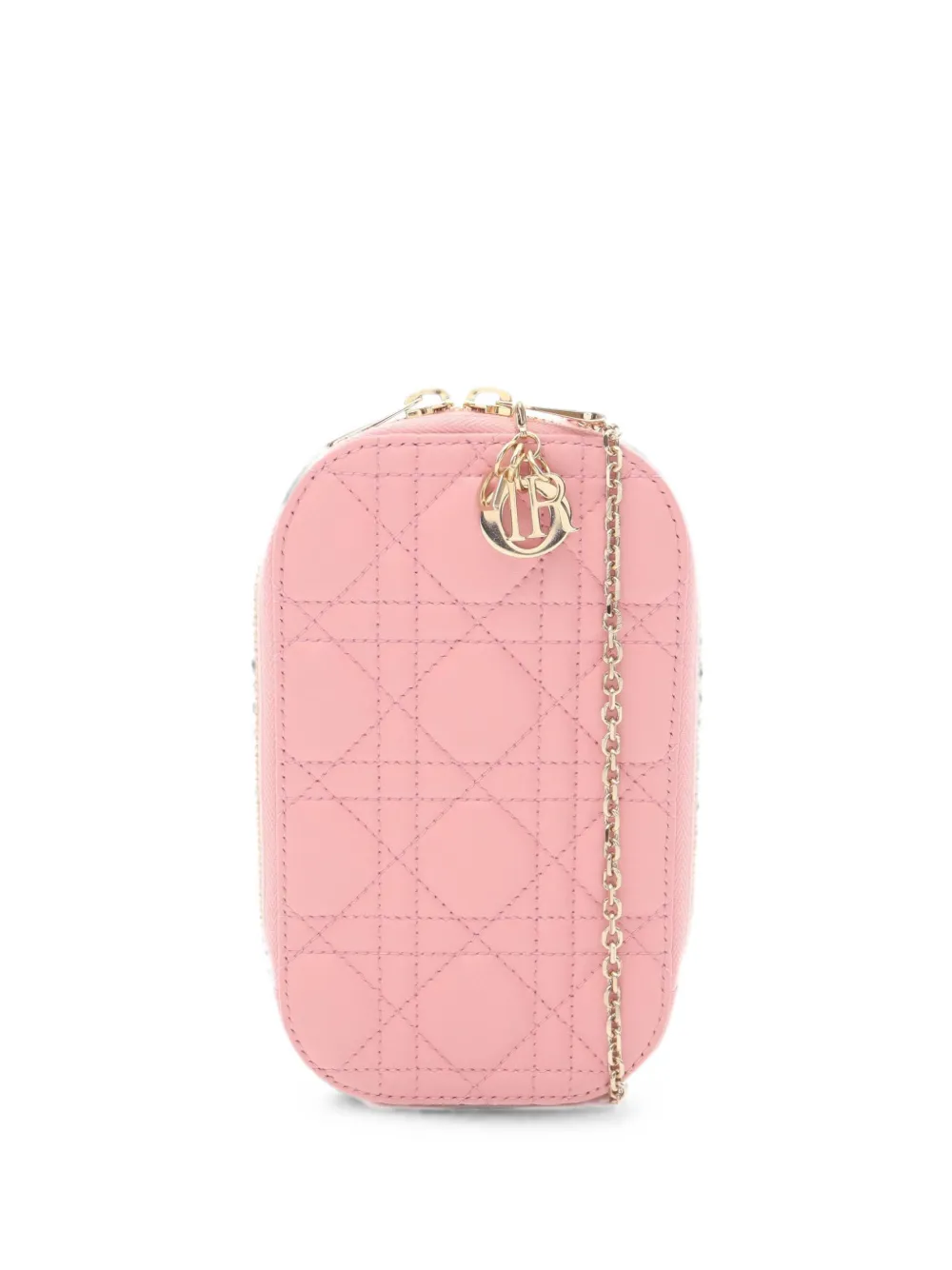 Christian Dior Pre-Owned 2010s Lady Dior shoulder bag - Rosa