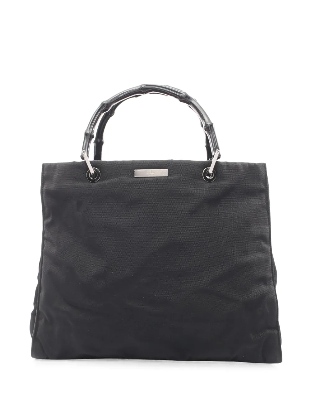 Gucci Pre-Owned 00s Bamboo tote bag - Nero