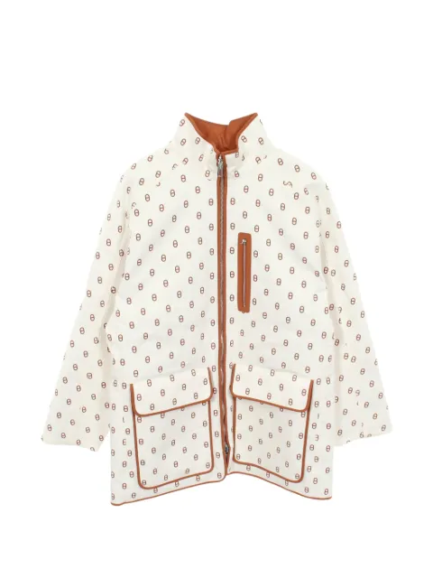 Hermès Pre-Owned Chaîne d'Ancre reversible coat