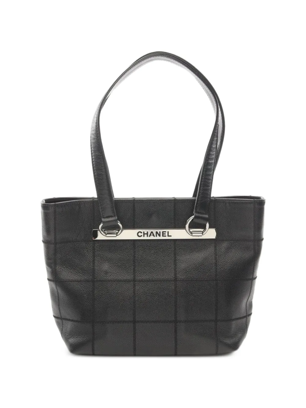 CHANEL Pre-Owned 2005-2006 Chocolate Bar Caviar tote bag - Nero