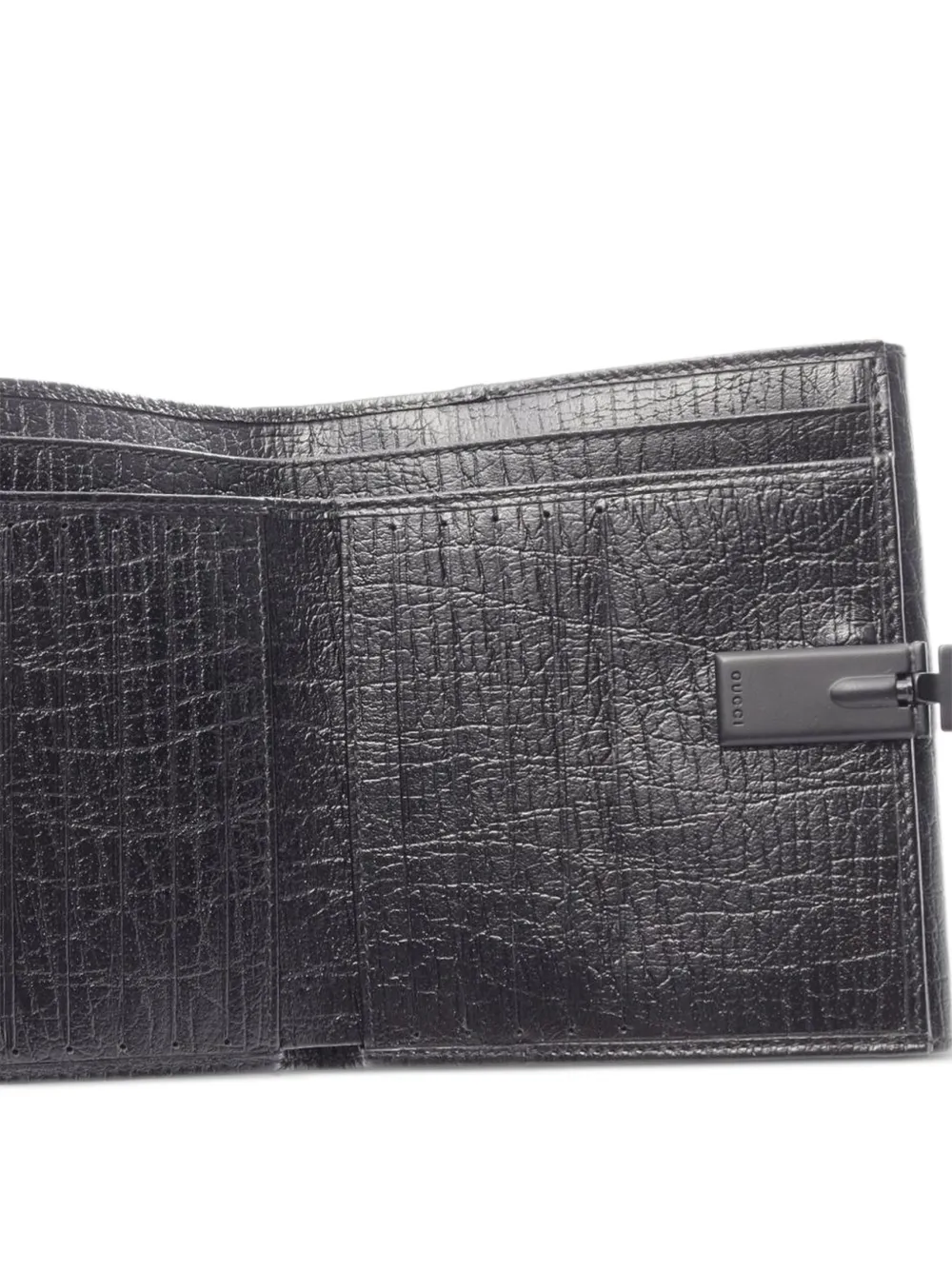 Gucci Pre-Owned バンブー 二つ折り財布 | ブラック | FARFETCH JP