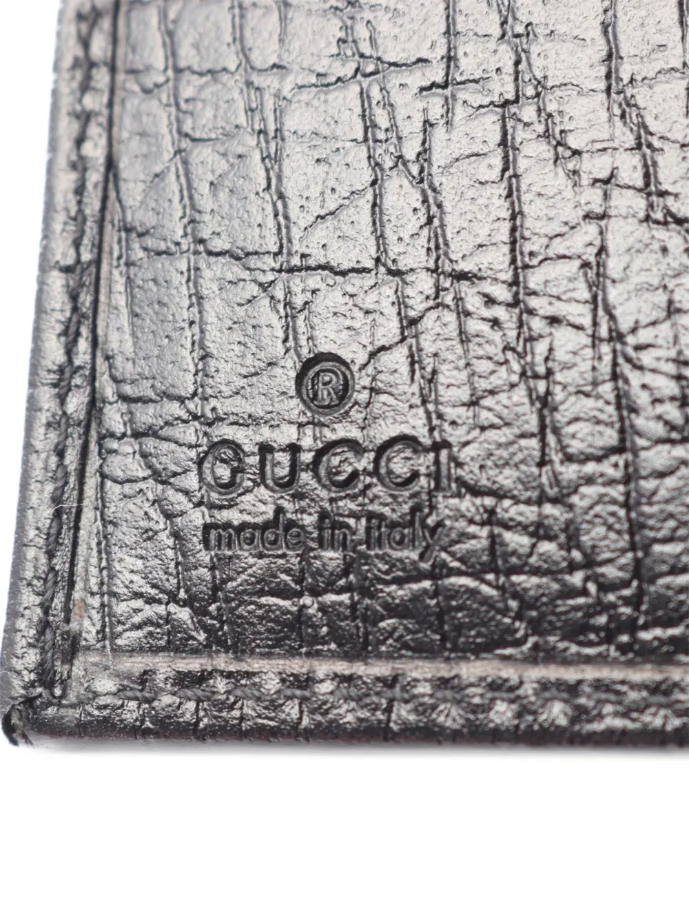 Gucci Pre-Owned バンブー 二つ折り財布 | ブラック | FARFETCH JP