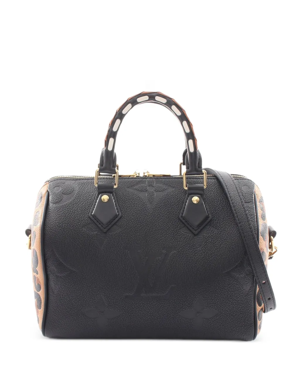 Louis Vuitton Pre-Owned 2021s Speedy Bandoulière Wild At Heart handbag - Nero