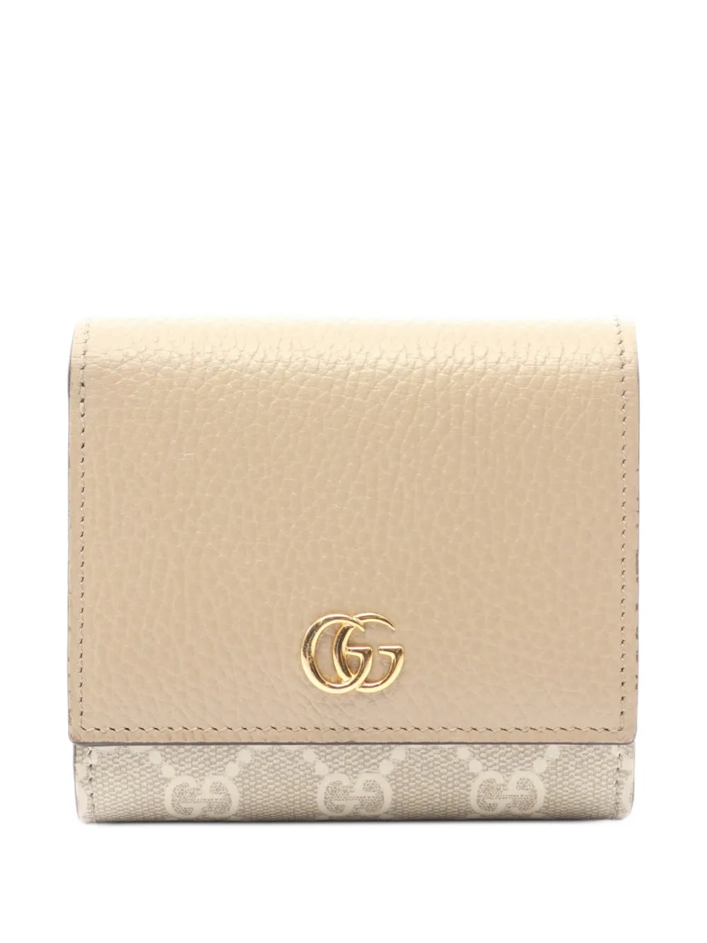 Gucci Pre-Owned 2010s GG Marmont bi-fold wallet - Toni neutri