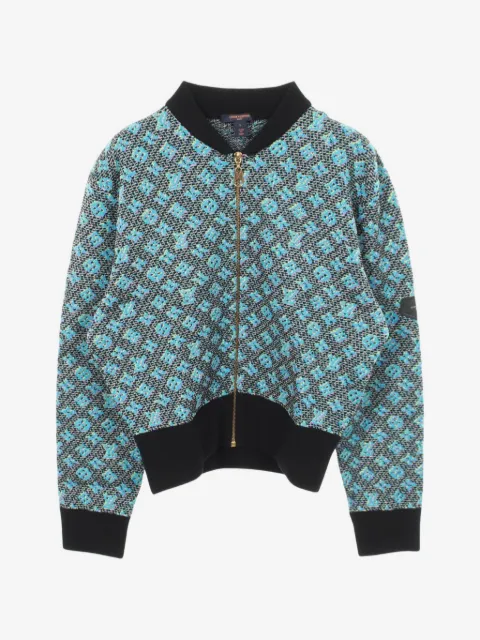 Louis Vuitton Pre-Owned 2010s bomberjack met monogram en rits