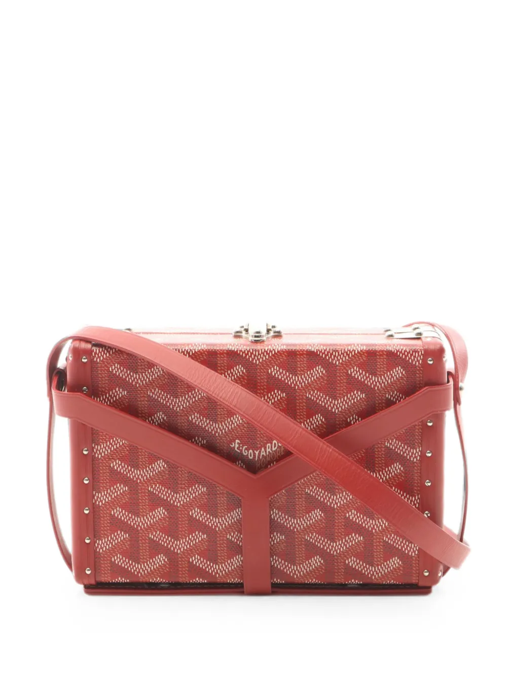 Goyard Pre-Owned 2010s Minaudière Trunk shoulder bag - Rot