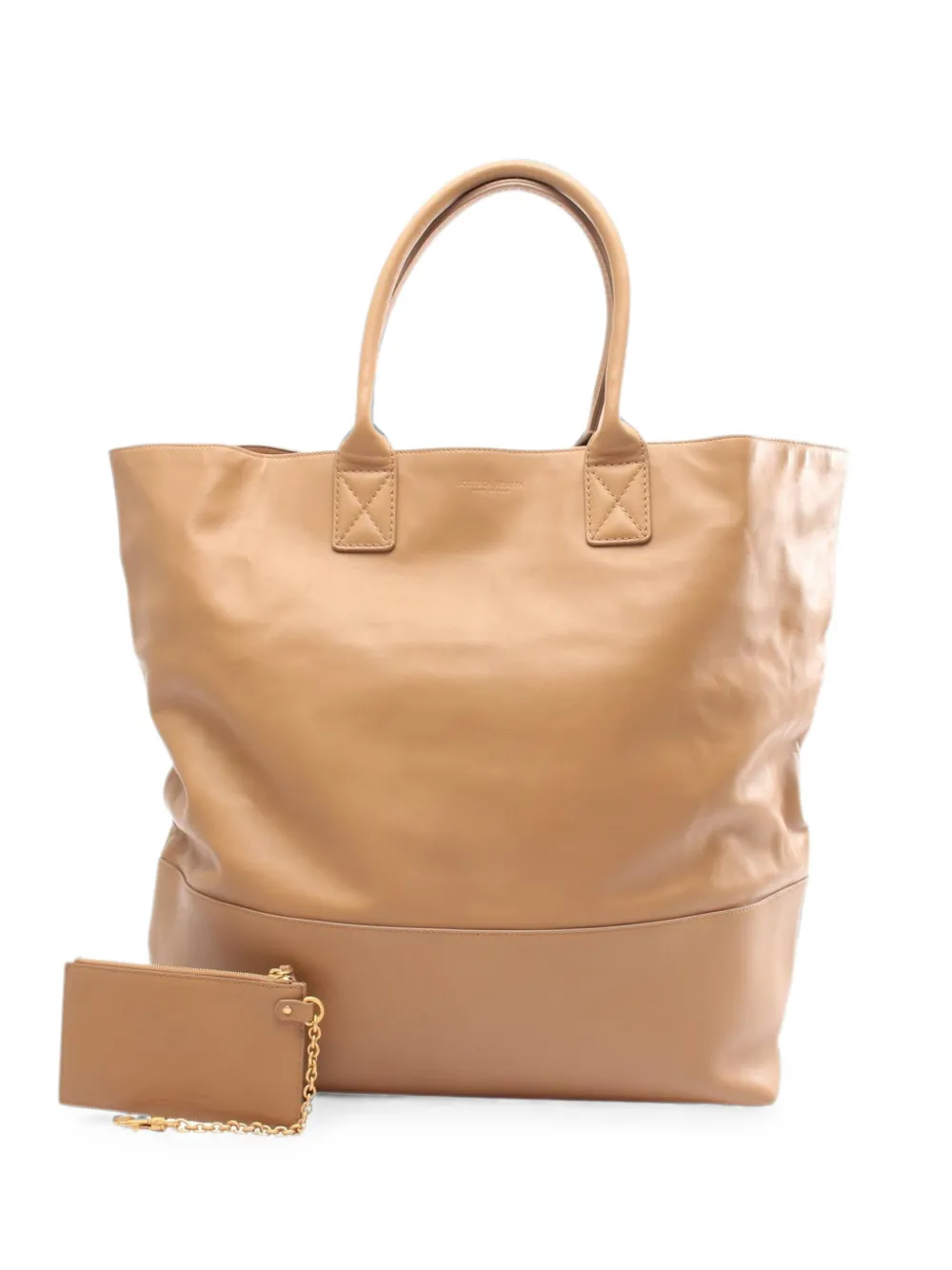 Bottega Veneta Pre-Owned 2000s leather tote bag - Nude