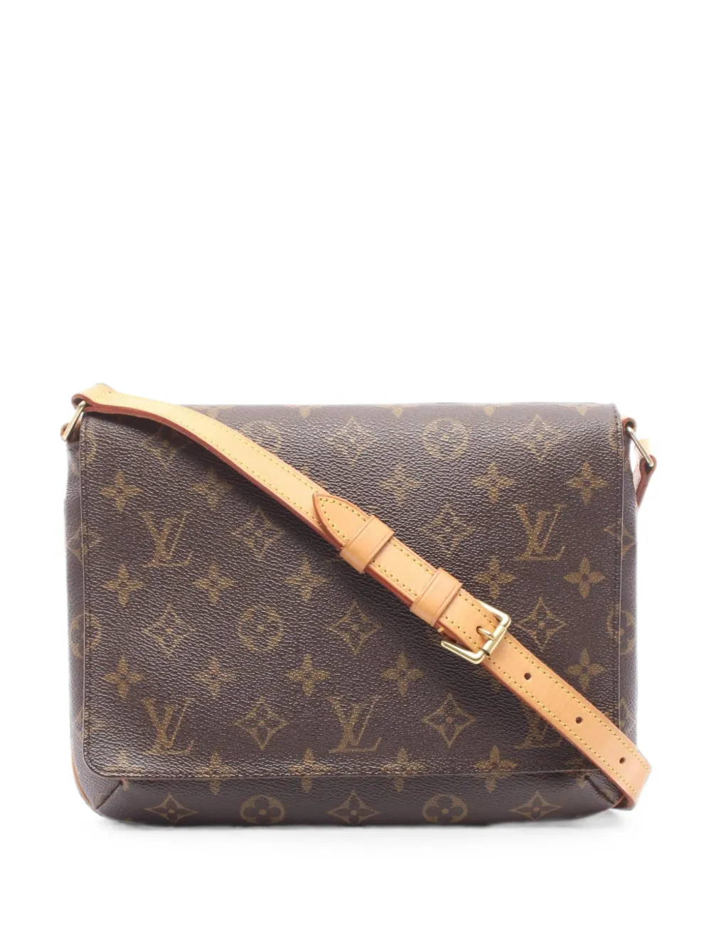 Louis Vuitton Pre-Owned 2002 Monogram Musette Tango shoulder bag - Braun