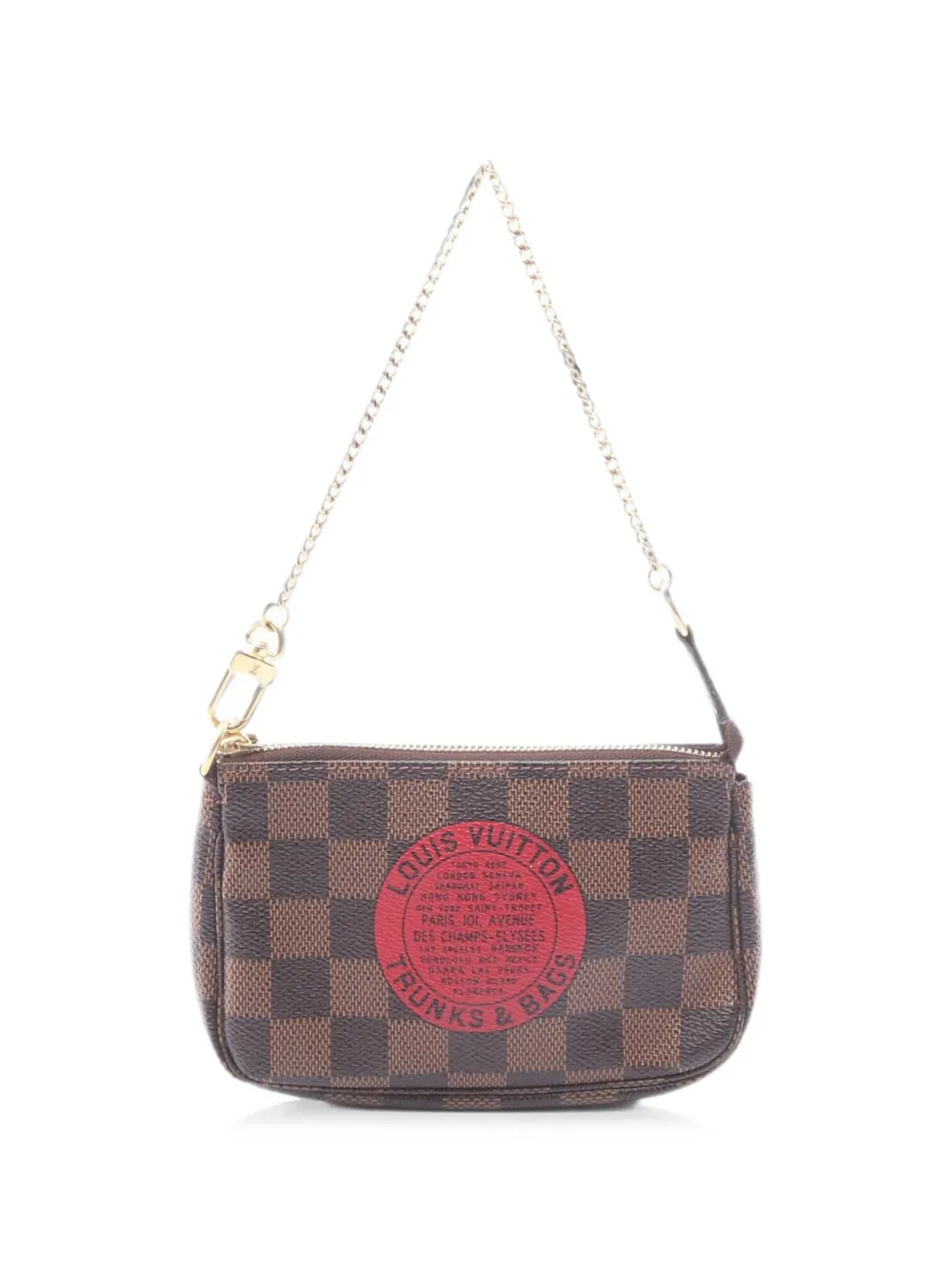 Louis Vuitton Pre-Owned 2008 Damier Ebene T&B shoulder bag - Marrone