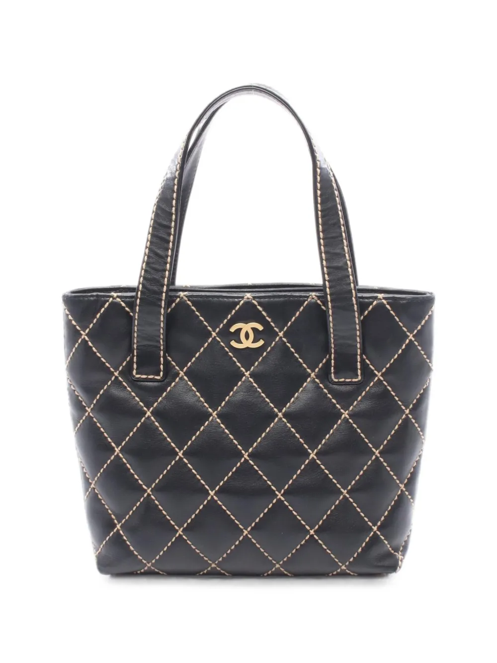 CHANEL Pre-Owned 1991-1994 Wild Stitch tote bag - Nero