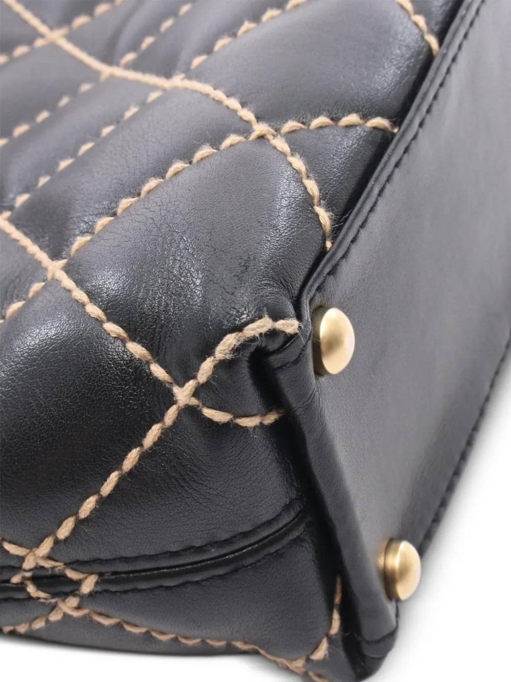 CHANEL Pre-Owned 1991-1994 Wild Stitch shopper Zwart