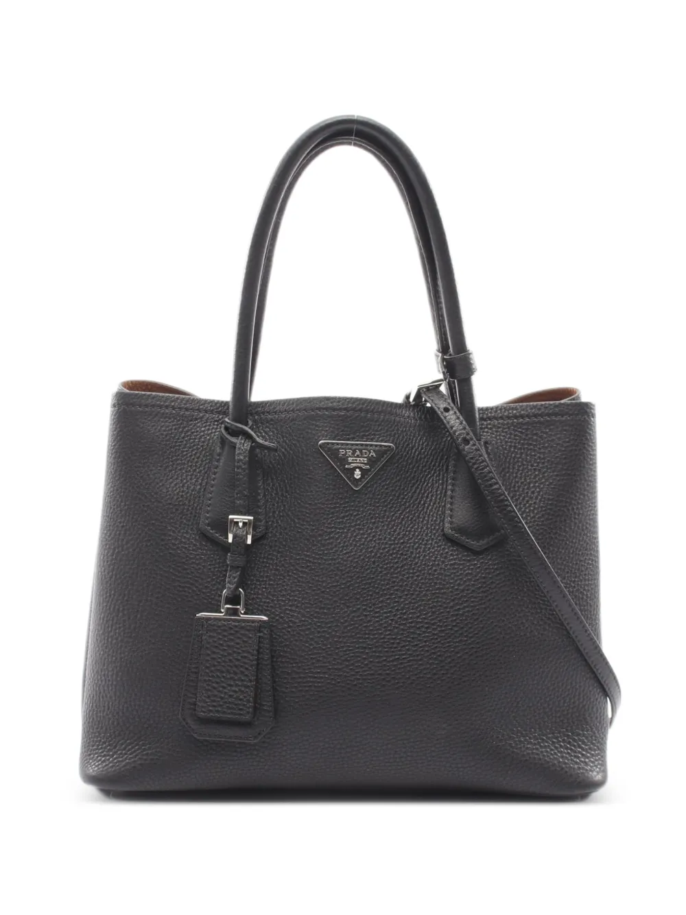 Prada Pre-Owned 2000s triangle-logo tote bag - Nero